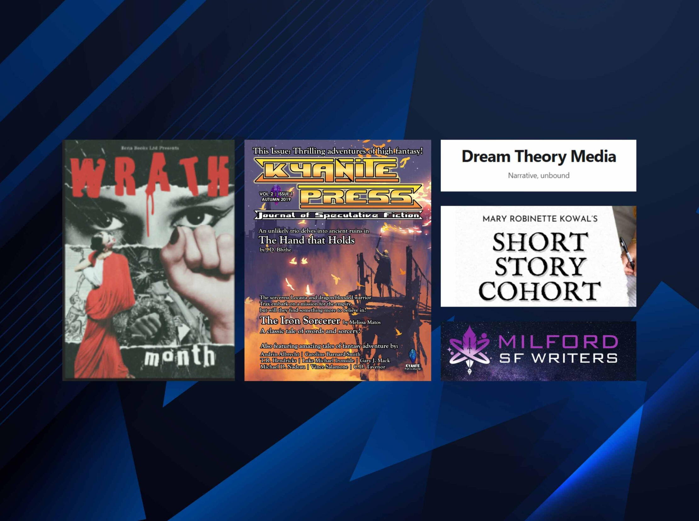 Janet Forbes is an RPG Game Write. Some of her game covers are shown here including The Dark Crystal RPG, Kobold Press's Vault of Magic, Vast Grimm and The Blood Grotto setting.